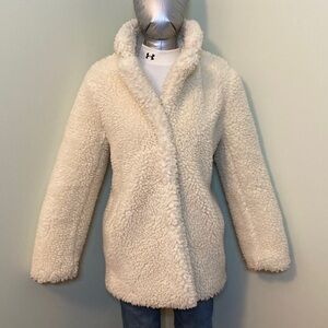 Nasty Gal Women's Cream Teddy Jacket